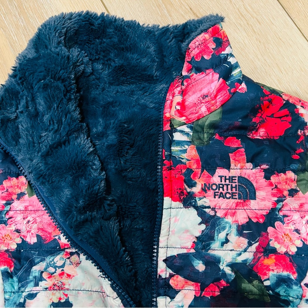 North Face reversible girls jacket